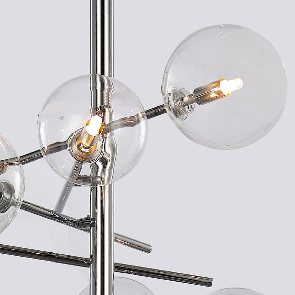 Люстра подвесная DELIGHT COLLECTION GLOBE MOBILE MX19009070-6A chrome