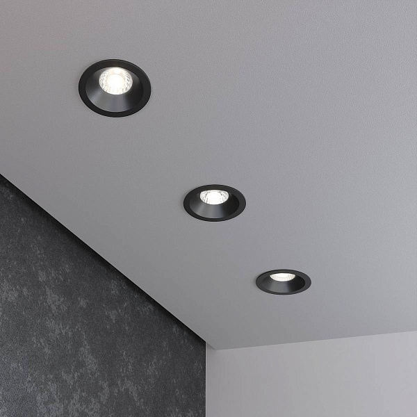 Светильник встраиваемый ELEKTROSTANDARD 15266/LED 15266/LED 7W 4200K черный a055719
