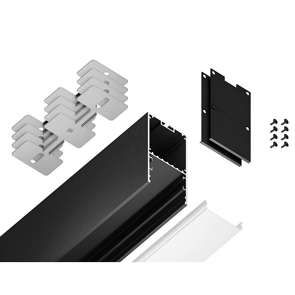 Профиль для ленты LED накладной AMBRELLA LIGHT GP GP3000BK