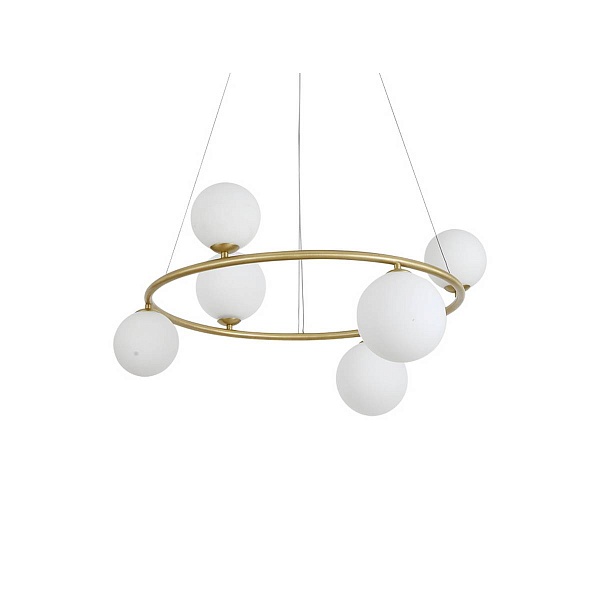 Люстра подвесная NEWPORT INGRID 3840/60 С brass