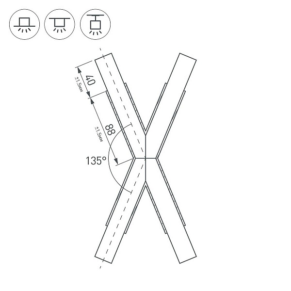 X-коннектор ARLIGHT KLUS 26245