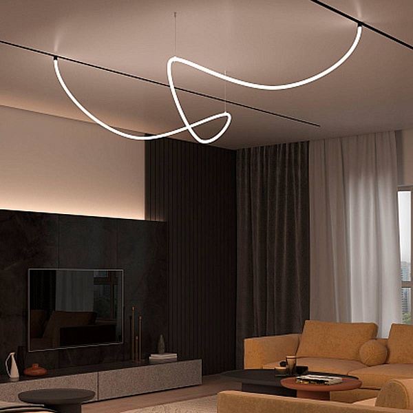Трековый светильник ARTE LAMP LOOP A4910PL-1BK