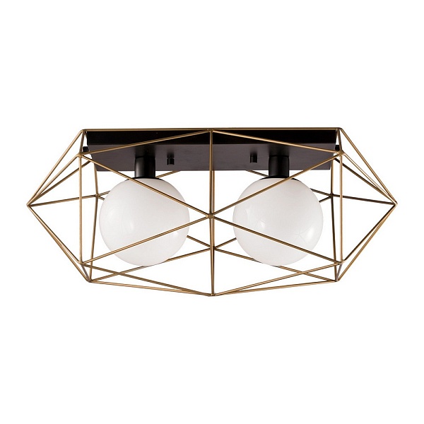 Светильник потолочный DELIGHT COLLECTION MX8525 MX8525-2A gold/black
