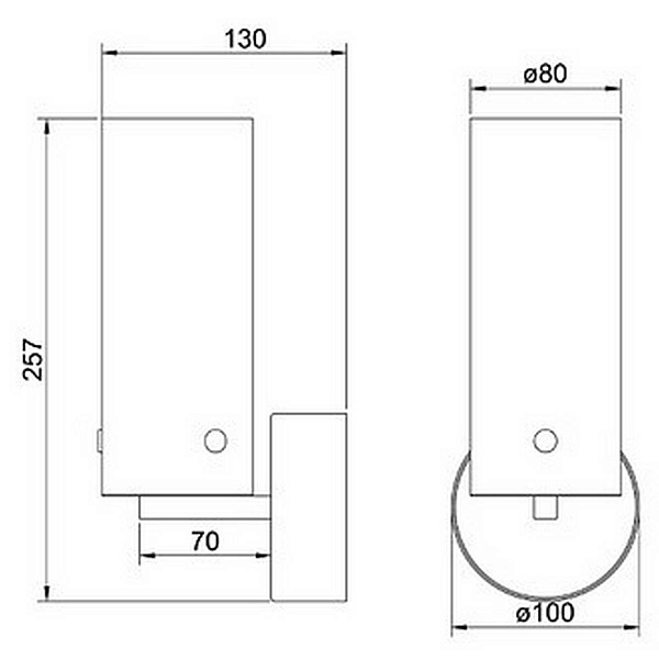 Бра ARTE LAMP LANTERNA A3606AP-8BK