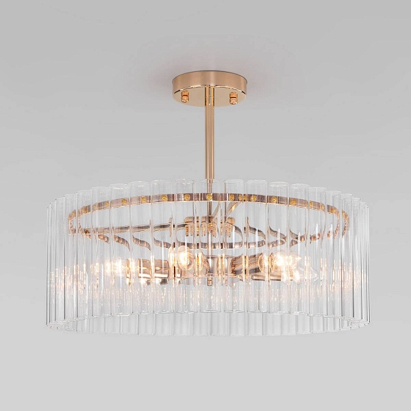 Люстра потолочная BOGATES FLAMEL 373/6 Smart золото