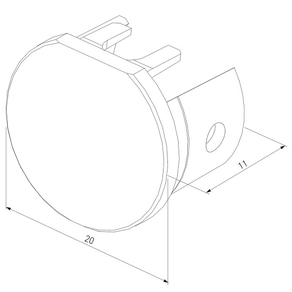 Заглушка ELEKTROSTANDARD MINI MAGNETIC 85202/00 a067267