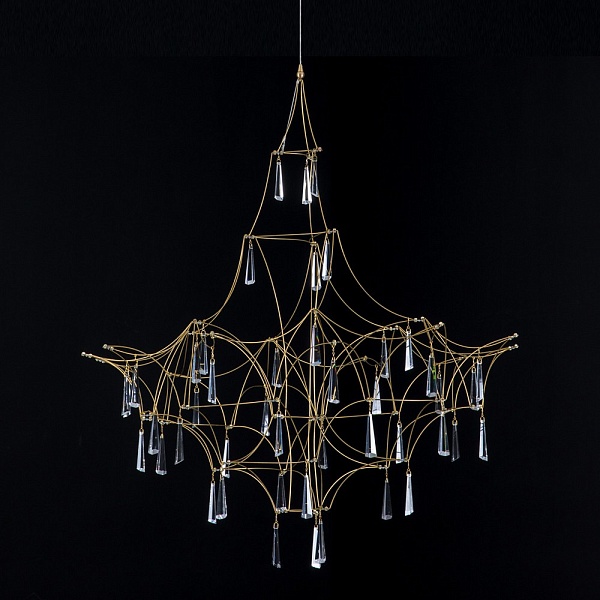 Люстра подвесная DELIGHT COLLECTION LUCCIOLA MD18001068-1E matt gold