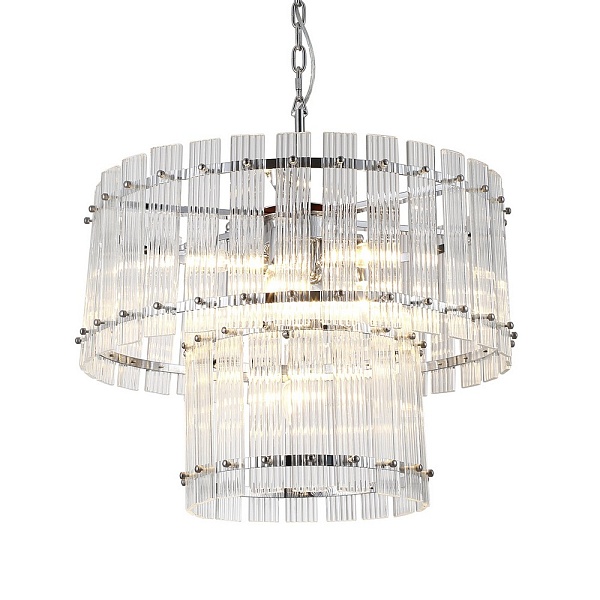 Люстра подвесная DELIGHT COLLECTION RUBY KG1112P-7 chrome/clear