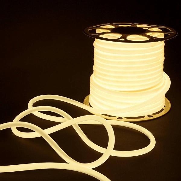 Лента LED ГИБКИЙ НЕОН 9,6 W/m 220V IP67 2835/144 4200K 16mm (50м) a052996 ELEKTROSTANDARD