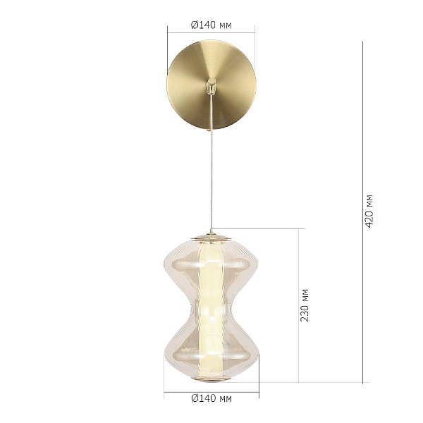 Бра ST LUCE SPINE SL6136.201.01