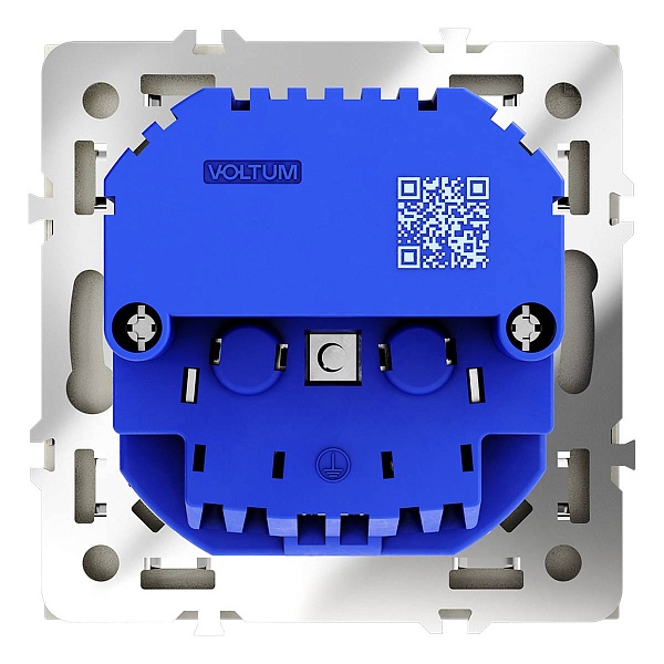 Розетка с з/к + 2xUSB, A + A, S70, Шелк, VLS040404, VOLTUM
