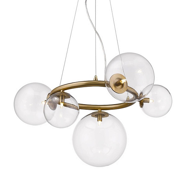 Люстра подвесная DELIGHT COLLECTION PUPPET P68092-5 brass