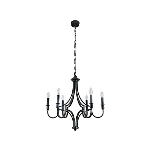 Люстра подвесная NEWPORT DANIELA 3456/C black+gold
