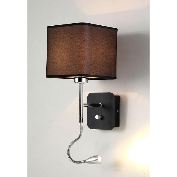 Бра CRYSTAL LUX PACO Paco AP2 Chrome/Black