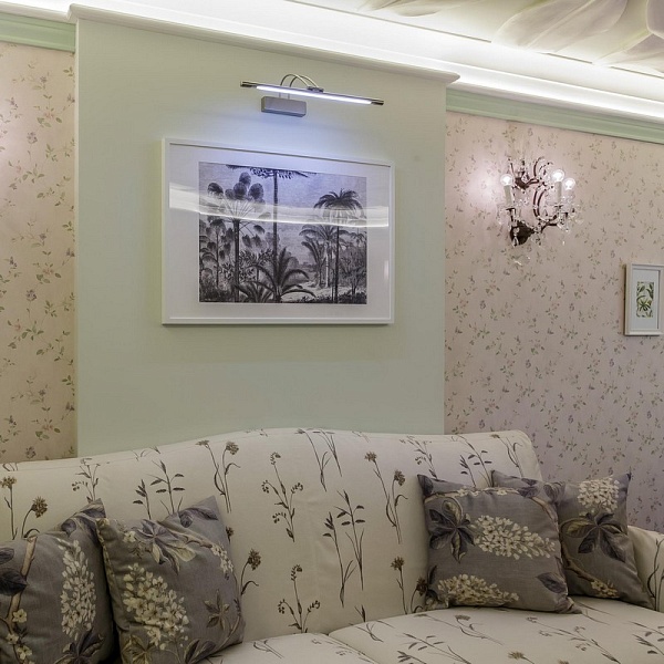 Подсветка для картин ELEKTROSTANDARD Simple LED никель (MRL LED 10W 1011 IP20) a038392