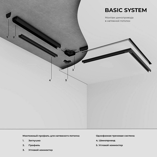 Заглушка ELEKTROSTANDARD BASIC SYSTEM a070481
