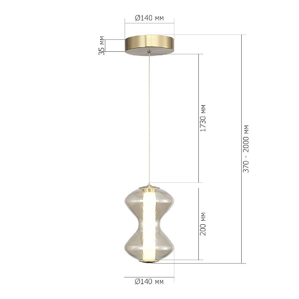 Подвес ST LUCE SPINE SL6136.203.01