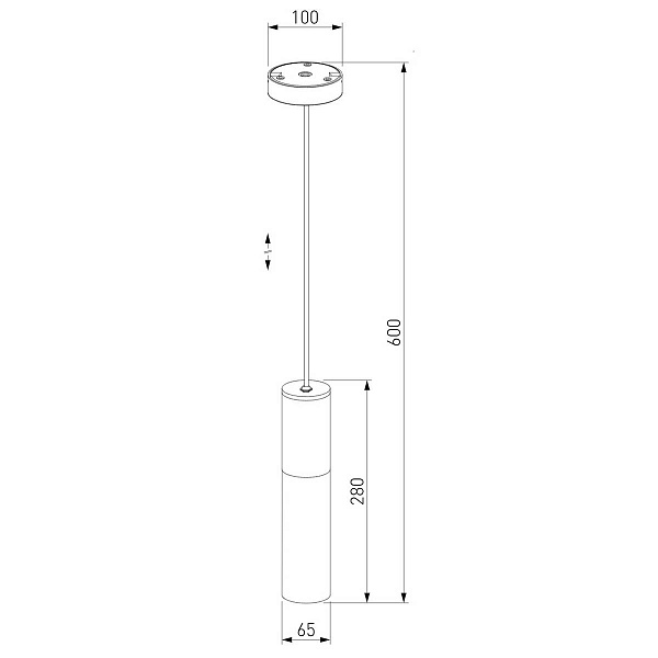 Светильник уличный подвесной ELEKTROSTANDARD GLAS 5602 TECHNO черный a062780