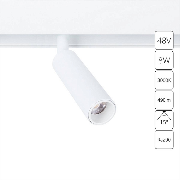 Трековый светильник ARTE LAMP LINEA A4670PL-1WH