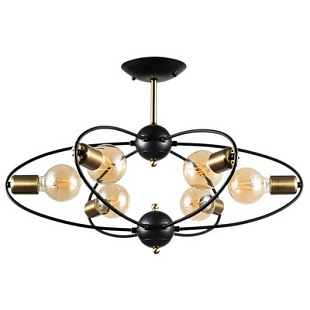 Люстра потолочная ARTE LAMP GLASGOW A1963PL-6BK