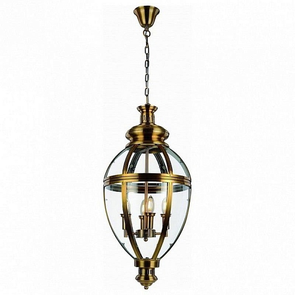 Люстра подвесная DELIGHT COLLECTION ARCADIA KM0118P-4 brass