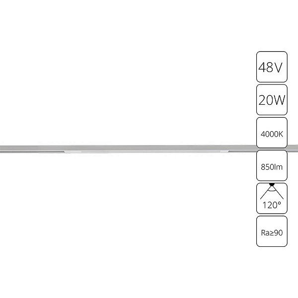 Трековый светильник ARTE LAMP OPTIMA A7264PL-1WH
