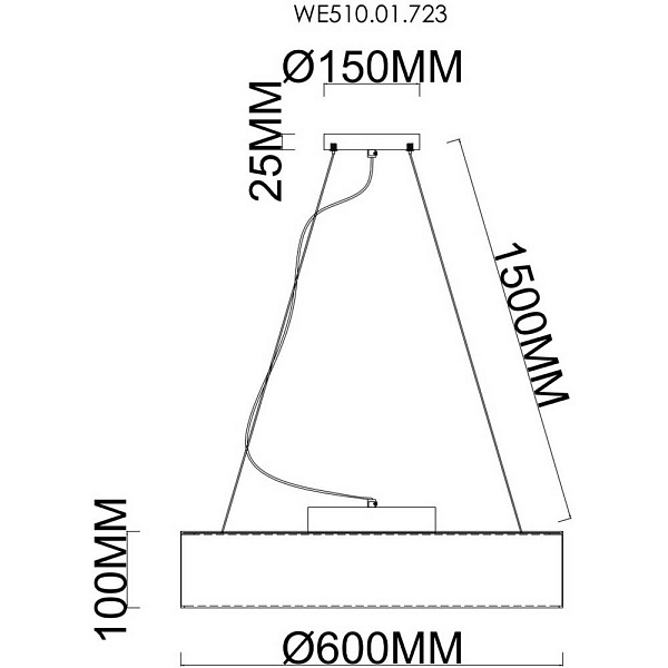 Подвес WERTMARK EDERA WE510.01.723