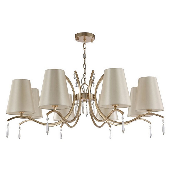 Люстра подвесная CRYSTAL LUX RENATA RENATA SP8 GOLD
