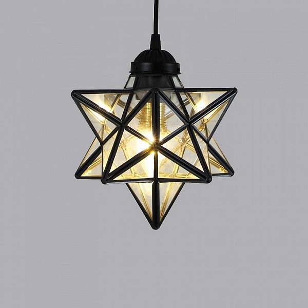 Подвес IMPERIUMLOFT BLACK STAR CLEAR GLASS 189646-26