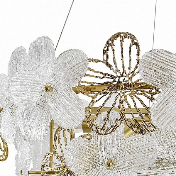 Люстра подвесная INDIGO FIORI 12049/8P Brass