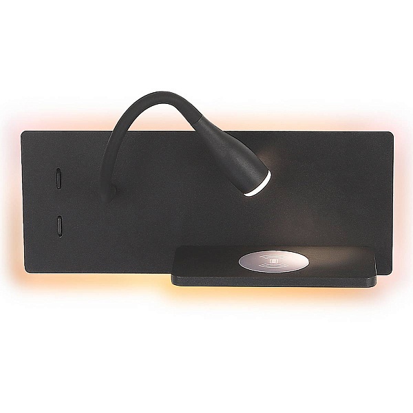 Бра CRYSTAL LUX CLT 217W Qi+USB BL