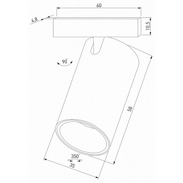 Трековый светильник ELEKTROSTANDARD MINI MAGNETIC a067274