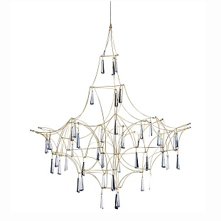 Люстра подвесная DELIGHT COLLECTION LUCCIOLA MD18001068-1E matt gold
