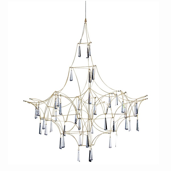 Люстра подвесная DELIGHT COLLECTION LUCCIOLA MD18001068-1E matt gold