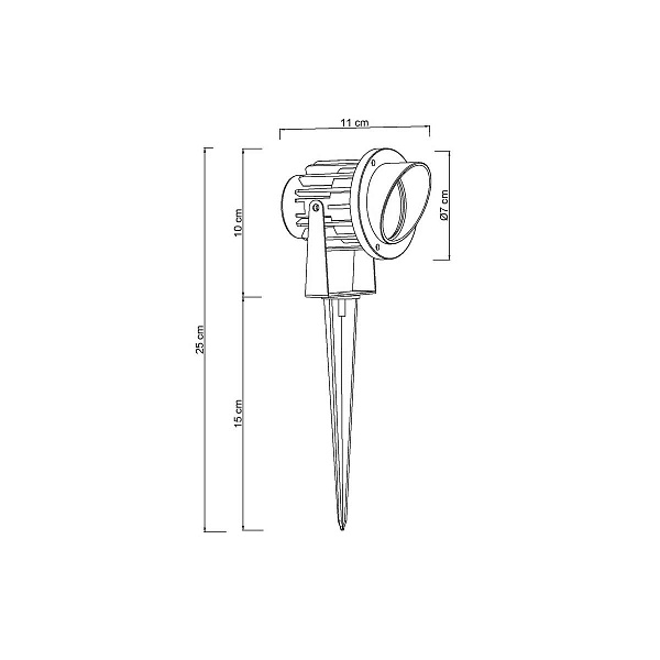 Прожектор ландшафтный ARTE LAMP ELSIE A1309IN-1BK