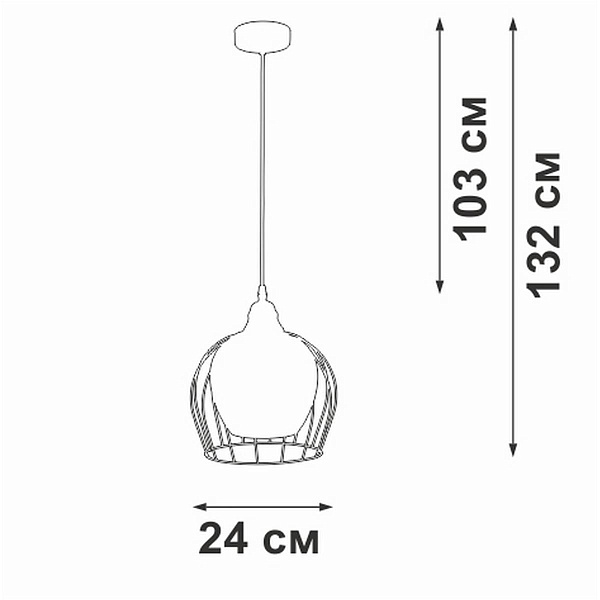 Подвес VITALUCE  V2859-1/1S
