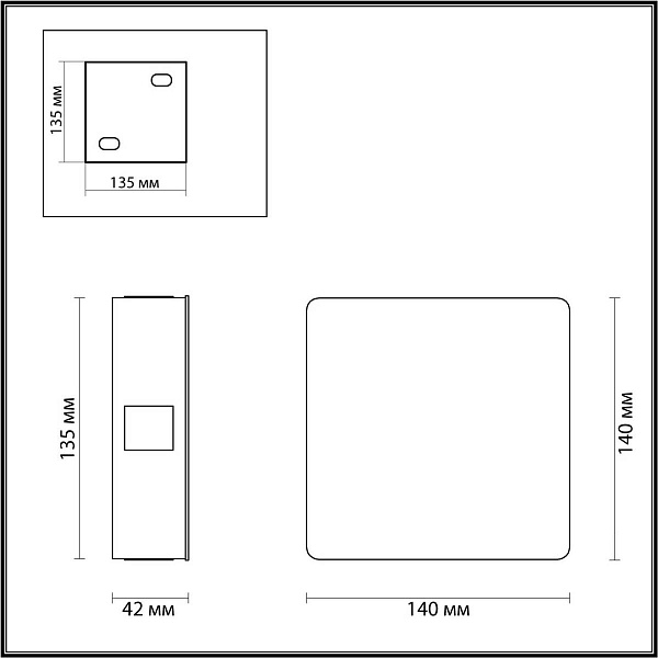 Бра ODEON LIGHT VISTA 4258/8WL