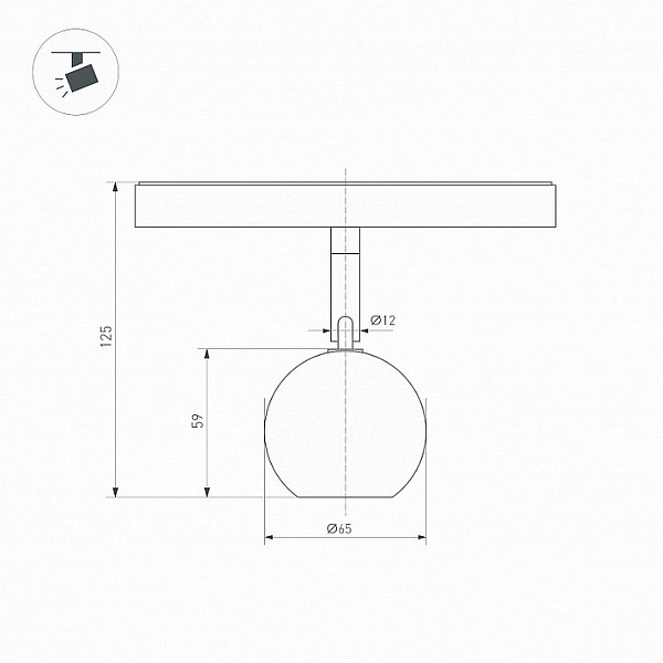 Трековый светильник ARLIGHT MAG-ORIENT 35758