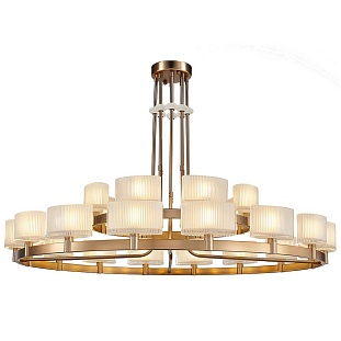 Люстра подвесная NEWPORT JESSICA 4338+16/C new gold
