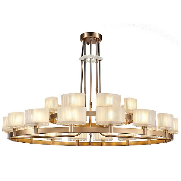 Люстра подвесная NEWPORT JESSICA 4338+16/C new gold