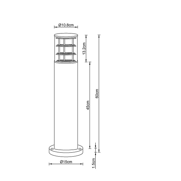 Светильник уличный столб низкий ARTE LAMP TOKYO A5316PA-1BK