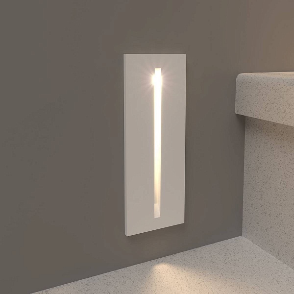 Светильник встраиваемый в стену ELEKTROSTANDARD STEP 8 40108/LED белый a055591