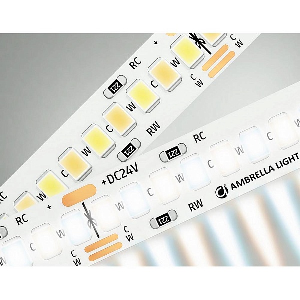 Лента LED 18 W/m 24V IP20 2835/240 3000-6500K 10mm (5м) GS4151 AMBRELLA LIGHT