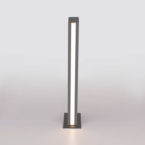 Светильник уличный столб низкий ELEKTROSTANDARD FLAT 1538 TECHNO LED серый a053317