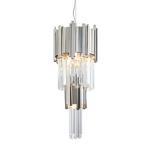 Люстра подвесная DELIGHT COLLECTION BARCLAY KG0980P-4 nickel