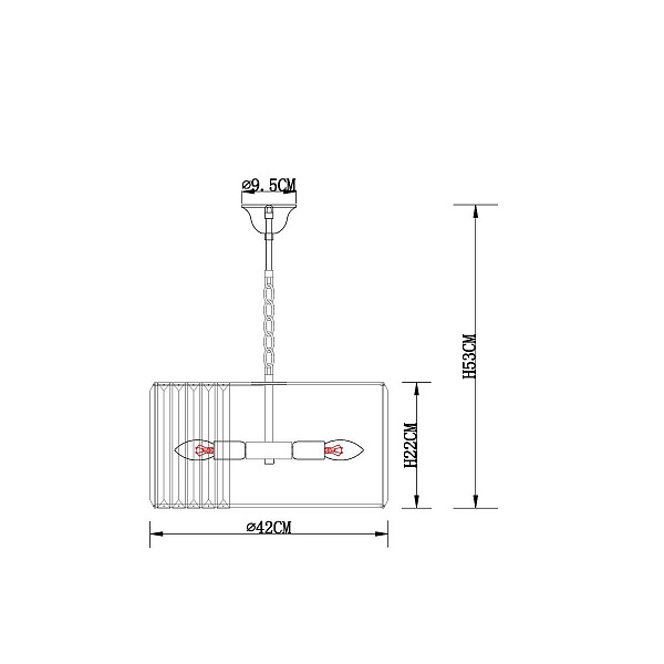 Люстра подвесная ARTE LAMP POLLUX A1033LM-6GO