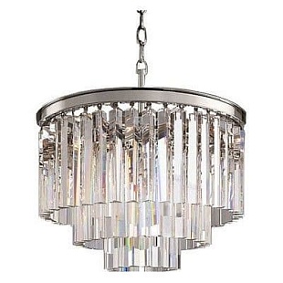 Люстра подвесная DELIGHT COLLECTION ODEON KR0387P-6 chrome/clear
