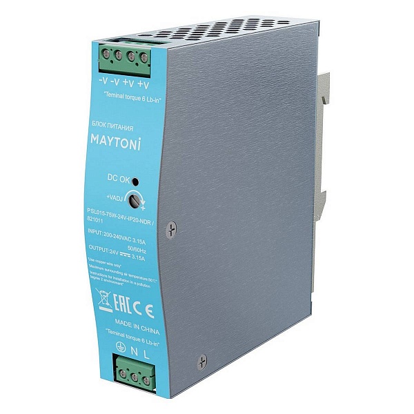 Блок питания MAYTONI LED STRIP DRIVERS 24V 75W IP20 821011