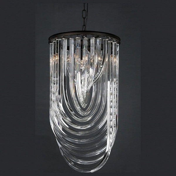 Люстра подвесная DELIGHT COLLECTION MURANO GLASS KR0116P-3 black
