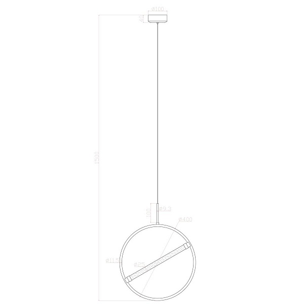 Подвес ARTE LAMP DOLORES A2565SP-1PB